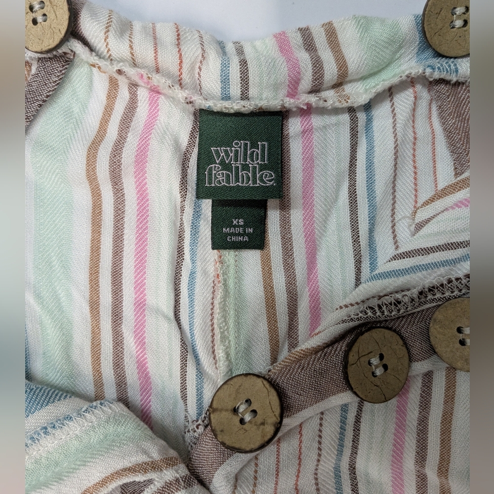 Wild Fable Multicolor Stripe Jumpsuit - Picture 6 of 8